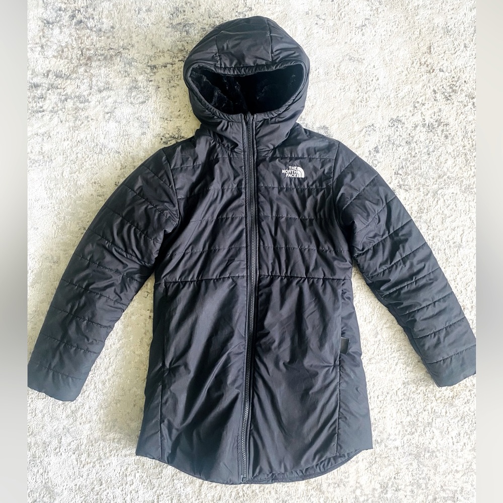 North Face reversible winter jacket- Black- Girls 14/16